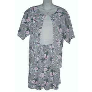 Boldies Outfit Vintage 80's Cottage Cottagecore Athleisure Grandma Floral Casual